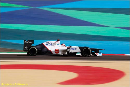 Sauber. Камуи Кобаяши