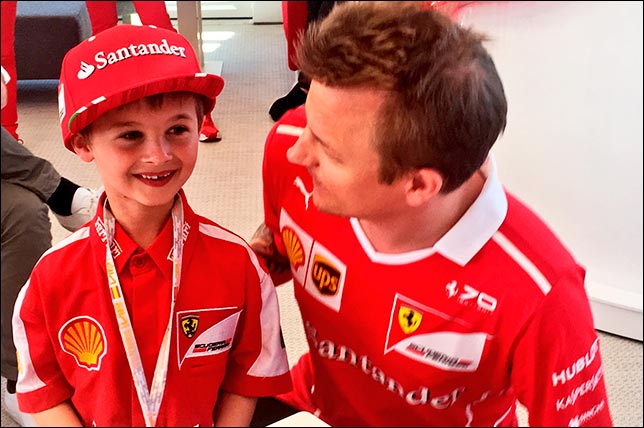 Томас Данель и Кими Райкконен. Фото: пресс-служба Ferrari