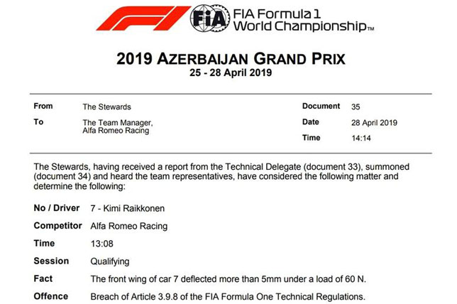 Документ FIA
