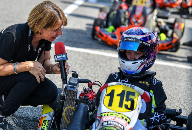 Робин Райкконен перед стартом одной из гонок серии Rotax Max Challenge, фото пресс-службы серии