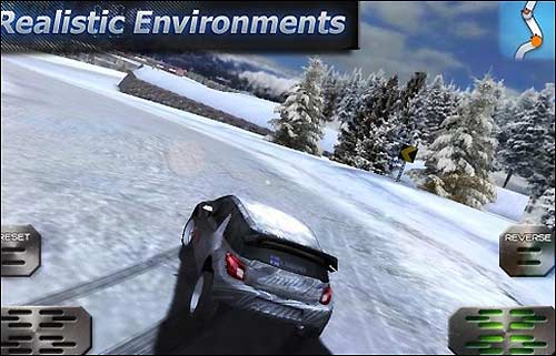 Скрин-шот из демо-версии игры Kimi Raikkonen Ice One Racing