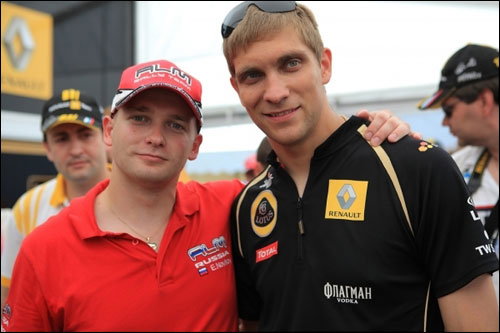 Сильнейшие гонщики России: Евгений Новиков и Виталий Петров (фото ALM Rally 2011 г.) 