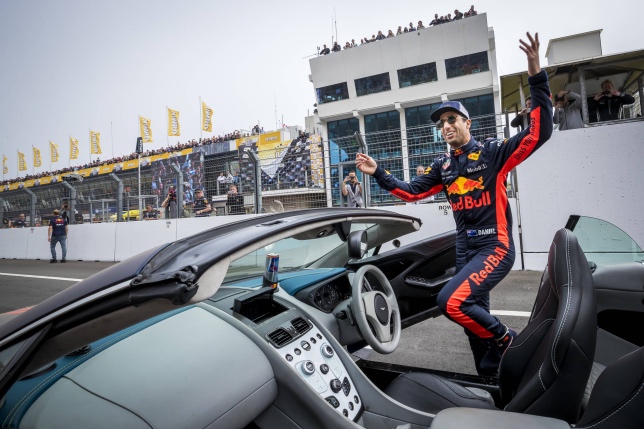 Даниэль Риккардо на трассе в Зандфорте, 2018 год, фото пресс-службы Red Bull Racing