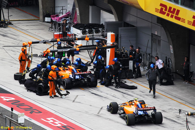 Пит-стоп McLaren