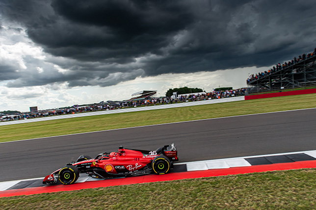 Шарль Леклер на трассе Гран При Великобритании, фото пресс-службы Ferrari