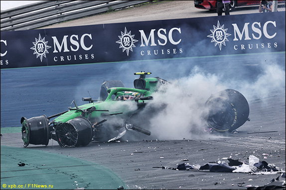 Машина Бортолето серьёзно разрушена. Механикам Sauber будет непросто восстановить её до квалификации