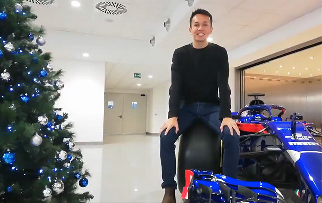 Александер Элбон на базе Toro Rosso в Фаэнце