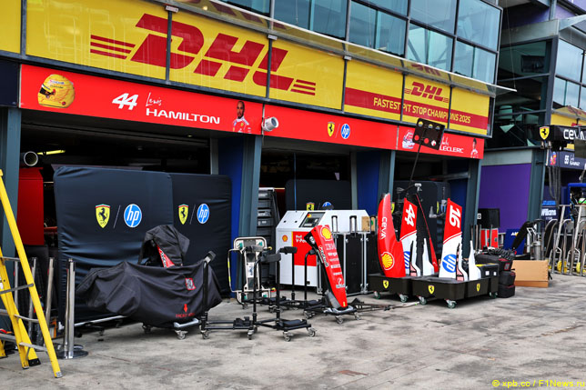 Боксы Ferrari в Мельбурне