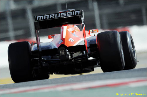 Marussia на зимних тестах