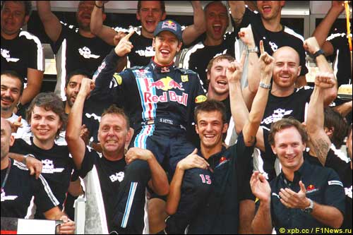 В Red Bull празднуют победу