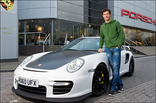 Марк Уэббер и его Porsche 911 GT2 RS