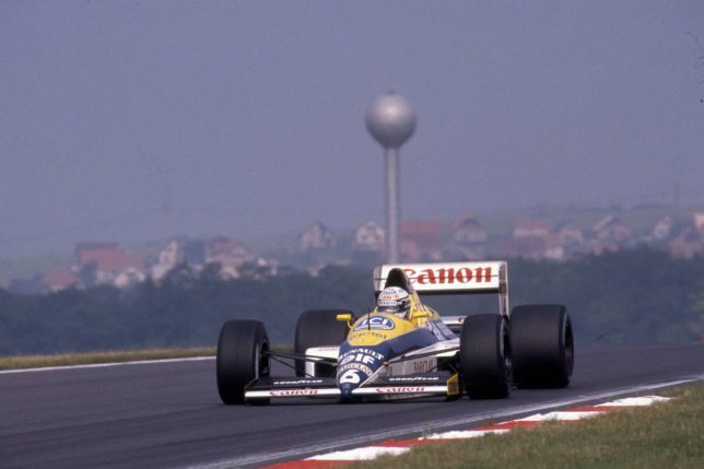 Риккардо Патрезе за рулём Williams FW12C на Хунгароринге, фото XPB